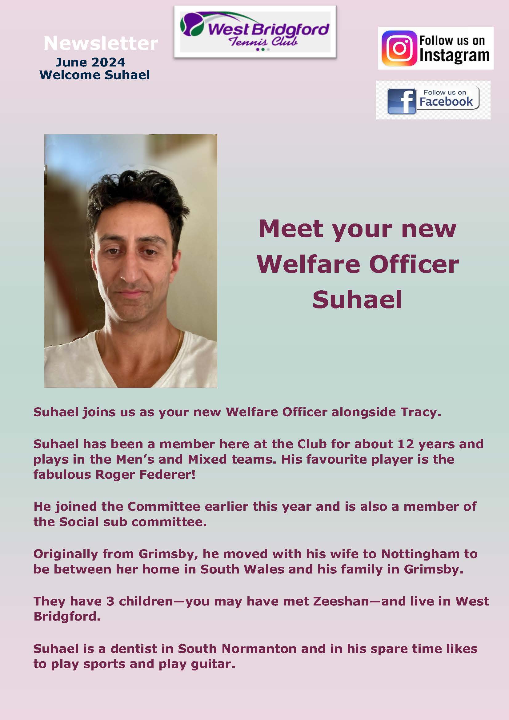 Your new Welfare Officer